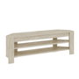 Hanah Home Soporte de TV Corner - Travertino